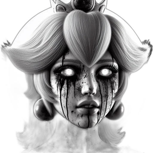 mask, face, crown, hair transparent PNG cut-out