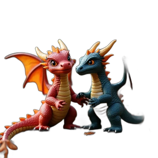 dragon, 3d render, concept art, fantasy art transparent PNG cut-out