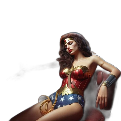 comic book art, concept art, fantasy art, photorealistic transparent PNG cut-out