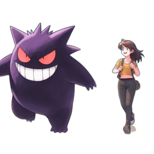 creature, concept art, pixel art, 3d render transparent PNG cut-out
