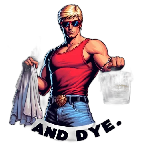 jacket, comic book art, concept art, vaporwave transparent PNG cut-out
