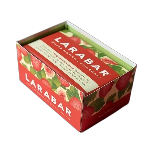 food, box, larabars, strawberry transparent PNG cut-out