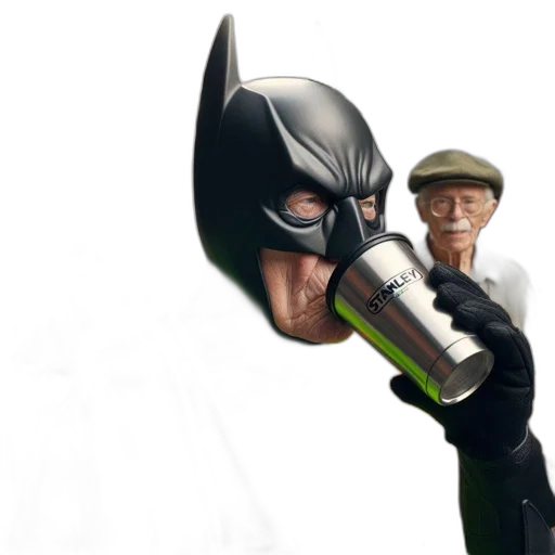 mask, weapon, staff, comic book art transparent PNG cut-out