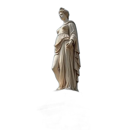 dress, staff, jewelry, 3d render transparent PNG cut-out