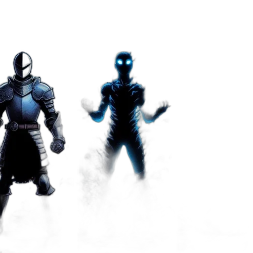 robot, concept art, comic book art, 3d render transparent PNG cut-out