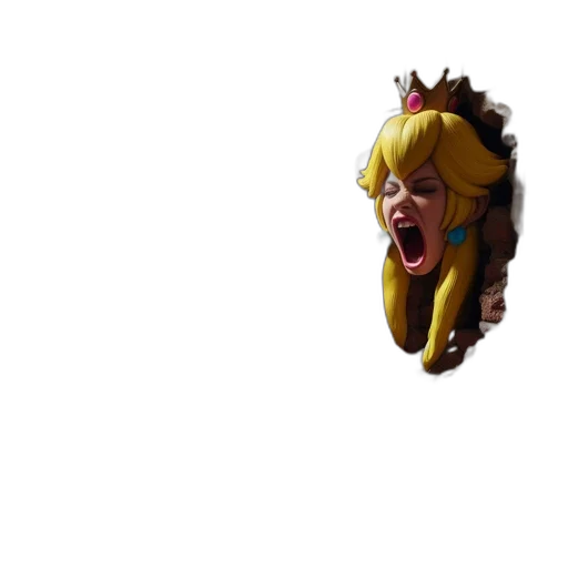 face, mask, creature, hair transparent PNG cut-out