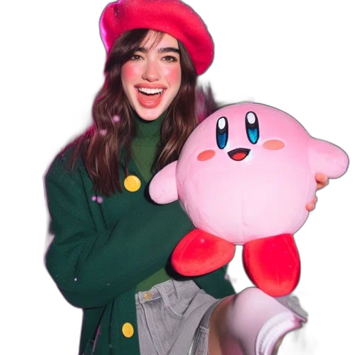 hat, jacket, creature, staff transparent PNG cut-out