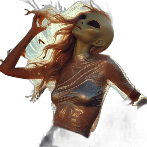 mask, creature, face, dress transparent PNG cut-out