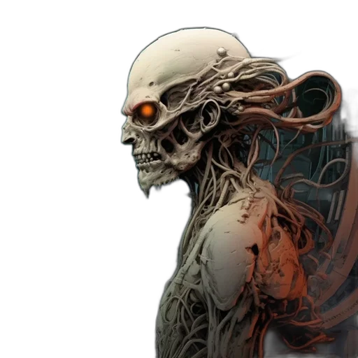 creature, robot, face, mask transparent PNG cut-out