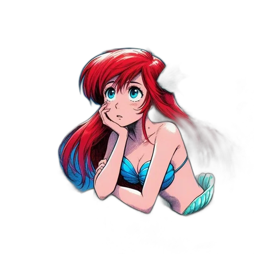 dress, creature, anime, cartoon transparent PNG cut-out