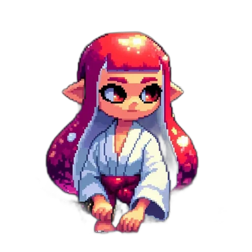 staff, pixel art, concept art, watercolor transparent PNG cut-out