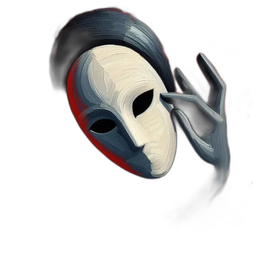 mask, face, creature, concept art transparent PNG cut-out