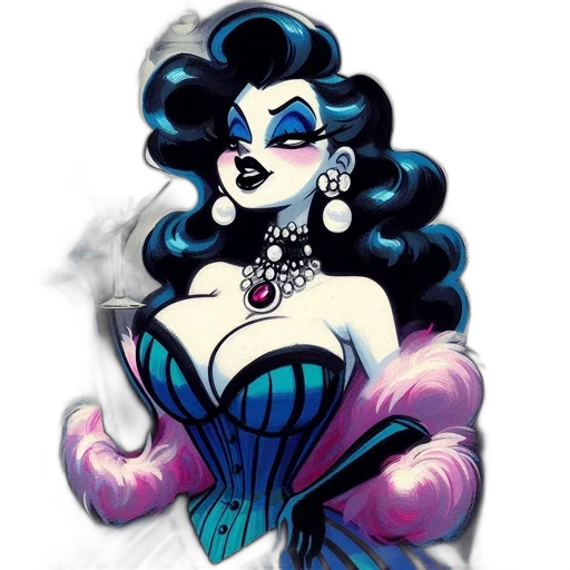 jewelry, cartoon, concept art, comic book art transparent PNG cut-out