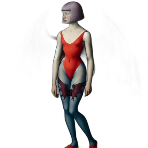 dress, robot, concept art, 3d render transparent PNG cut-out
