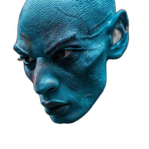 mask, face, creature, staff transparent PNG cut-out