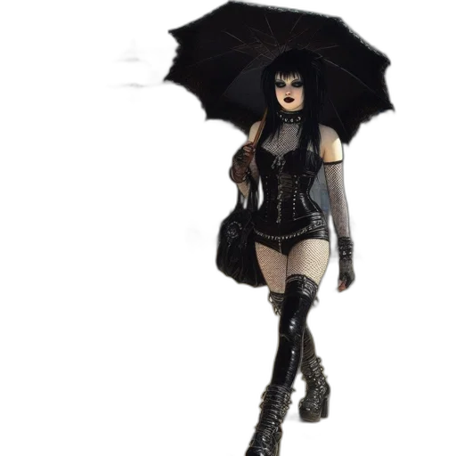 umbrella, concept art, fantasy art, comic book art transparent PNG cut-out