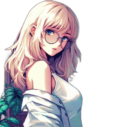 dress, flower, face, staff transparent PNG cut-out