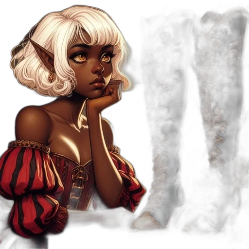 concept art, fantasy art, pixel art, comic book art transparent PNG cut-out