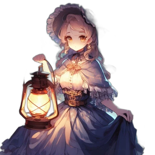 dress, staff, crown, mask transparent PNG cut-out