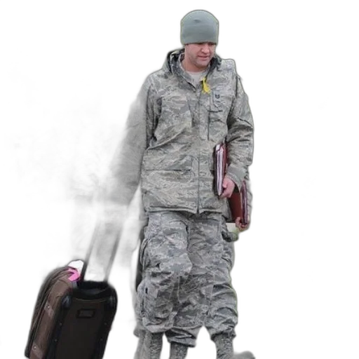 staff, jacket, concept art, 3d render transparent PNG cut-out