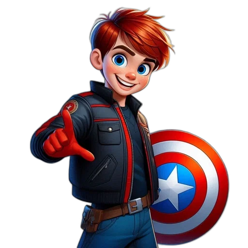 jacket, staff, comic book art, concept art transparent PNG cut-out