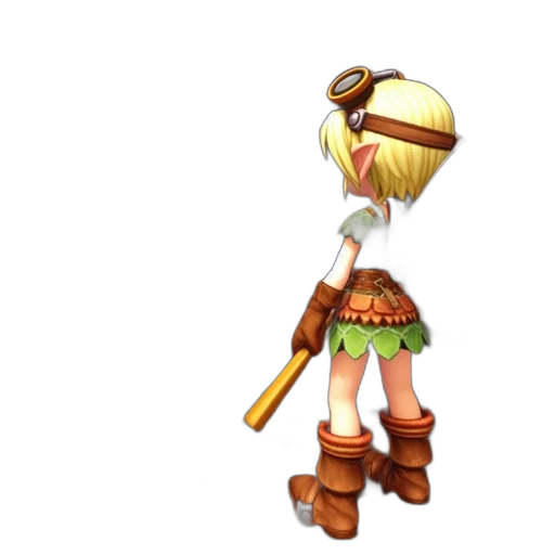 staff, weapon, sword, 3d render transparent PNG cut-out