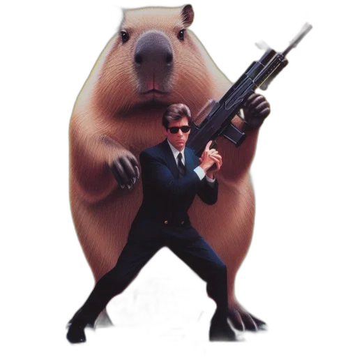 animal, weapon, concept art, poster transparent PNG cut-out