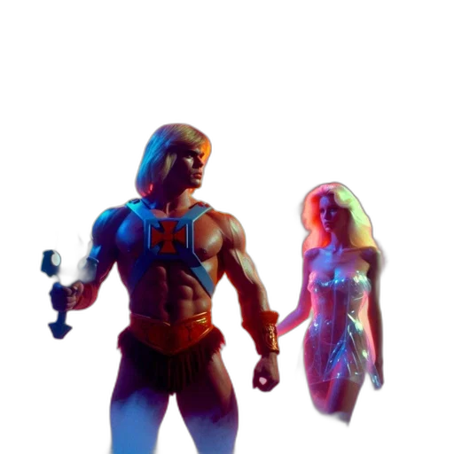 robot, concept art, 3d render, comic book art transparent PNG cut-out