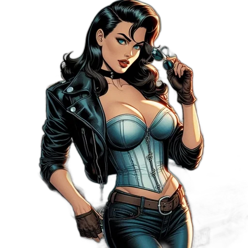 comic book art, cartoon, concept art, fantasy art transparent PNG cut-out
