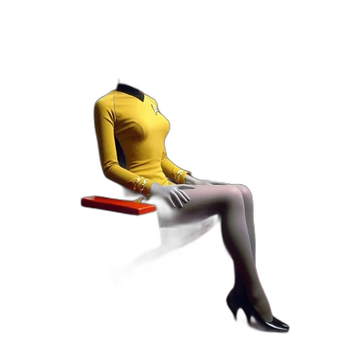 furniture, dress, staff, shoes transparent PNG cut-out