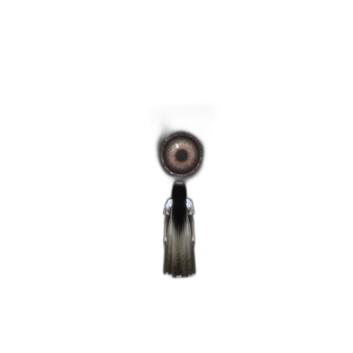 weapon, staff, hair, jewelry transparent PNG cut-out