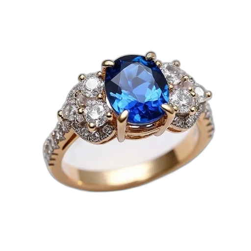 jewelry, crown, blue, tanzan transparent PNG cut-out
