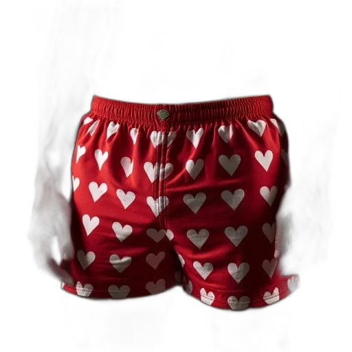 red, american, heart, boxer transparent PNG cut-out
