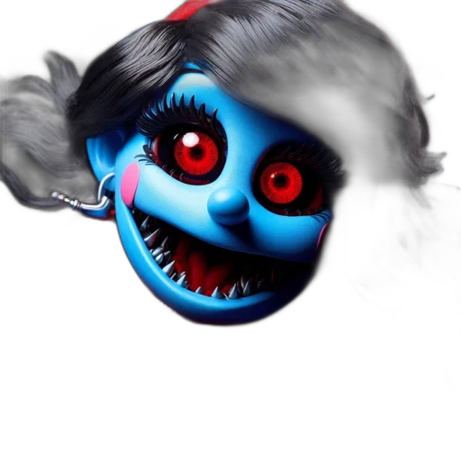creature, mask, face, staff transparent PNG cut-out