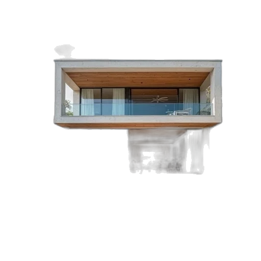 building, furniture, 3d render, photorealistic transparent PNG cut-out
