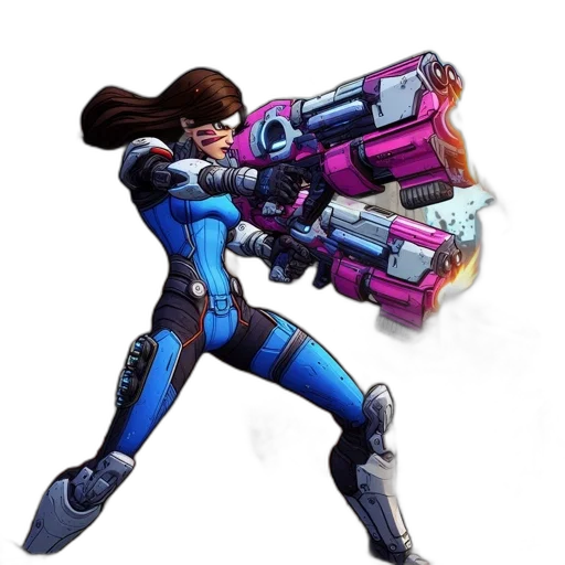 weapon, robot, jacket, concept art transparent PNG cut-out