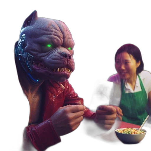food, creature, mask, staff transparent PNG cut-out