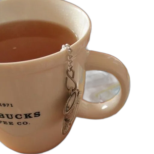 white, mug, tea, bag transparent PNG cut-out