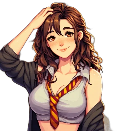 staff, dress, jacket, pixel art transparent PNG cut-out