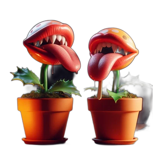 photorealistic, concept art, 3d render, two transparent PNG cut-out