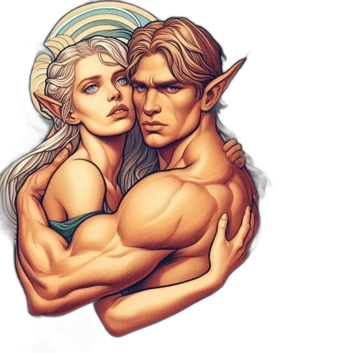 fantasy art, pixel art, comic book art, concept art transparent PNG cut-out