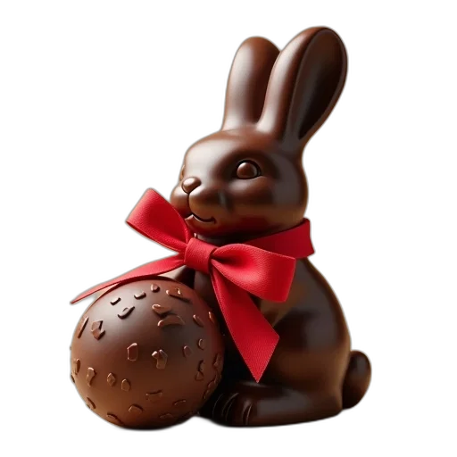 food, photorealistic, 3d render, chocolate transparent PNG cut-out