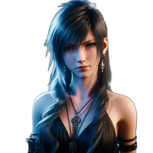 face, fantasy art, concept art, photorealistic transparent PNG cut-out