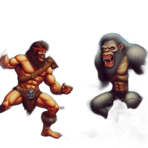 concept art, fantasy art, pixel art, 3d render transparent PNG cut-out
