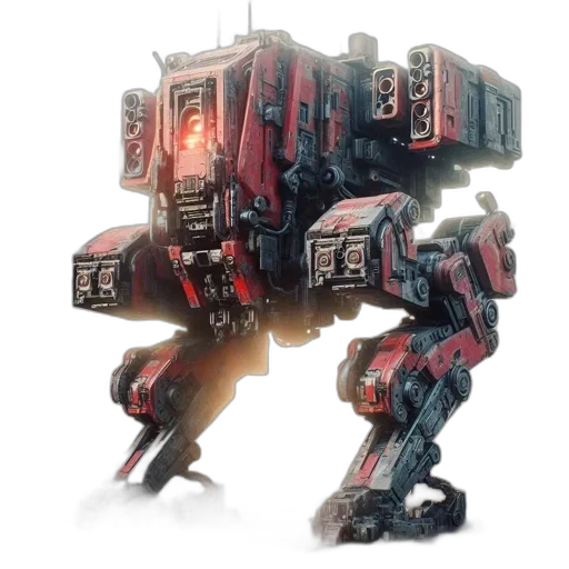 robot, weapon, concept art, fantasy art transparent PNG cut-out