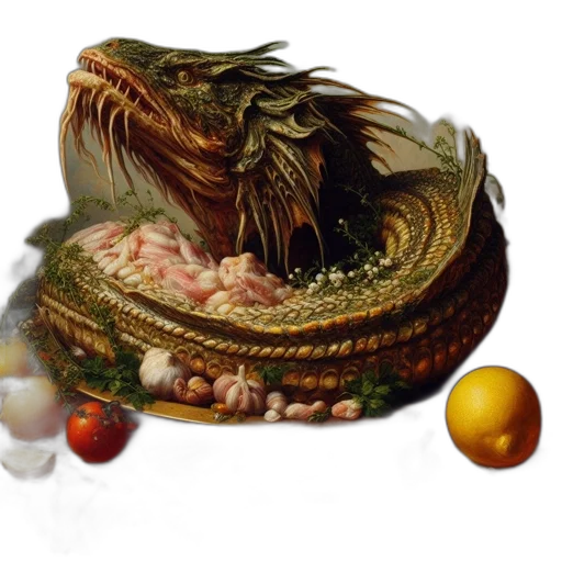 hat, dragon, crown, food transparent PNG cut-out