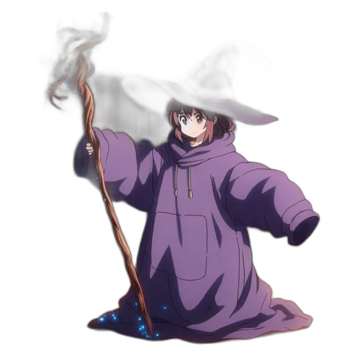staff, hat, umbrella, sword transparent PNG cut-out