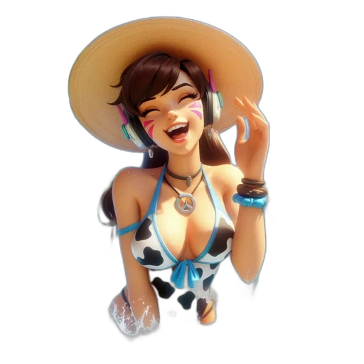 hat, staff, weapon, face transparent PNG cut-out