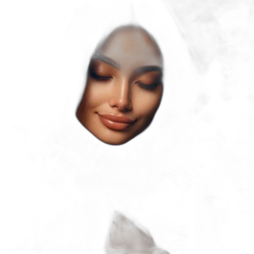 face, mask, creature, hair transparent PNG cut-out