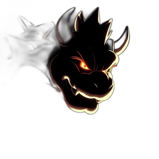 dragon, mask, crown, staff transparent PNG cut-out